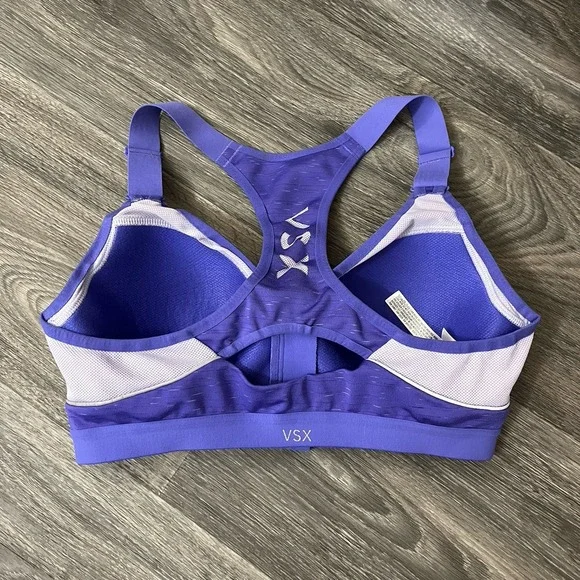 Victoria's Secret Knockout Front Close Sports Bra 34B High Support Molded Cup - Picture 3 of 6